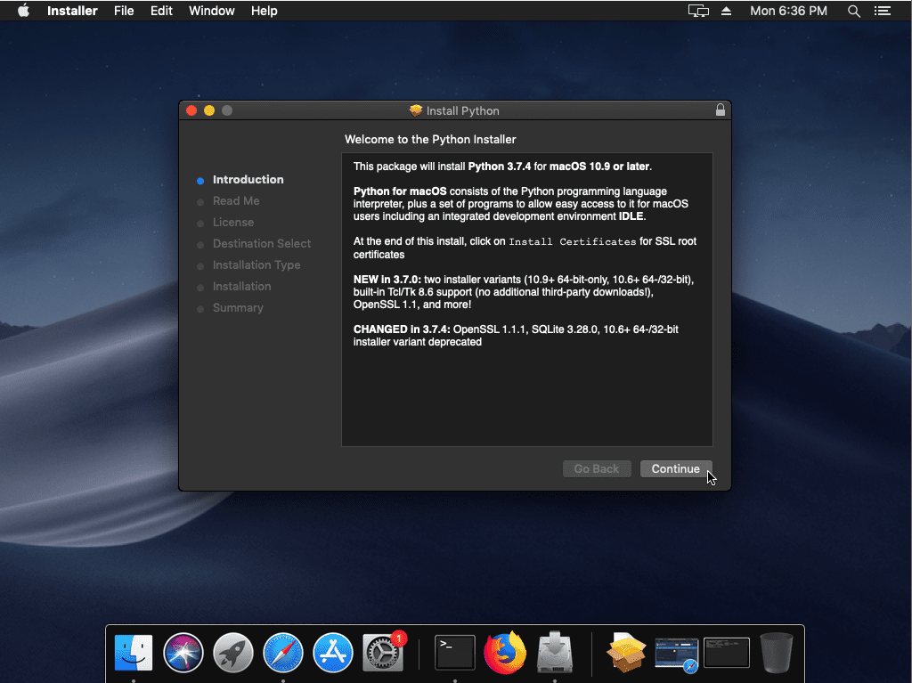 install prettytable python for mac